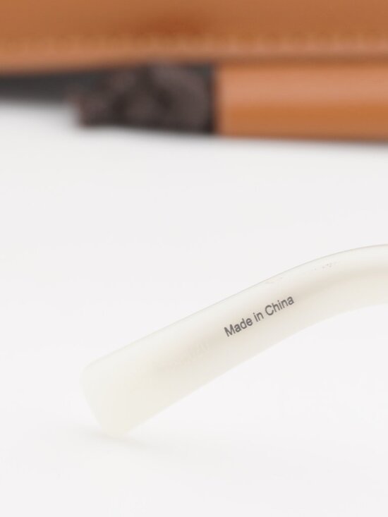 MCM MW0010 21A Cat Eye Sunglasses – White / Grey